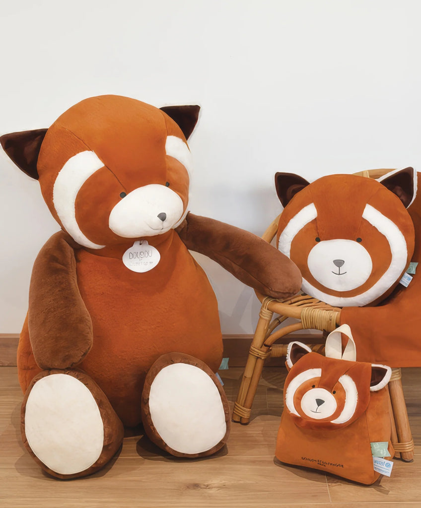 Doudou et Compagnie Giant XXL Red Panda Plush Toy - 100 cm - TOYBOX Toy Shop