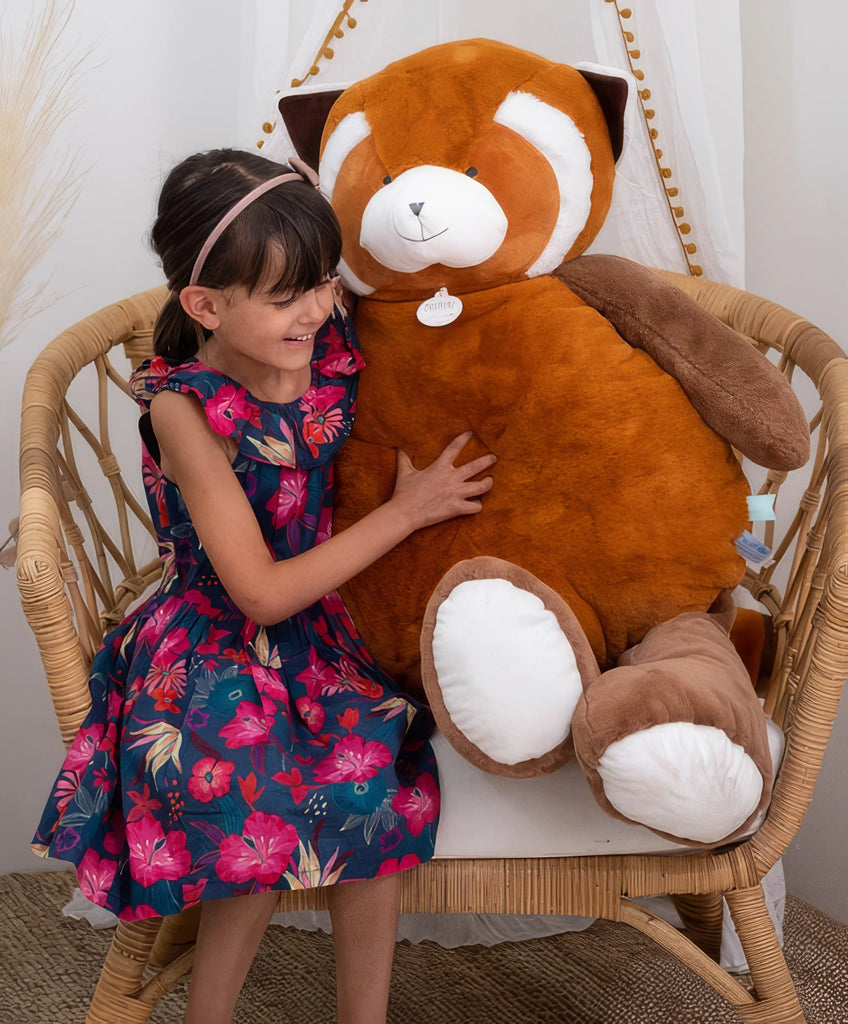 Doudou et Compagnie Giant XXL Red Panda Plush Toy - 100 cm - TOYBOX Toy Shop