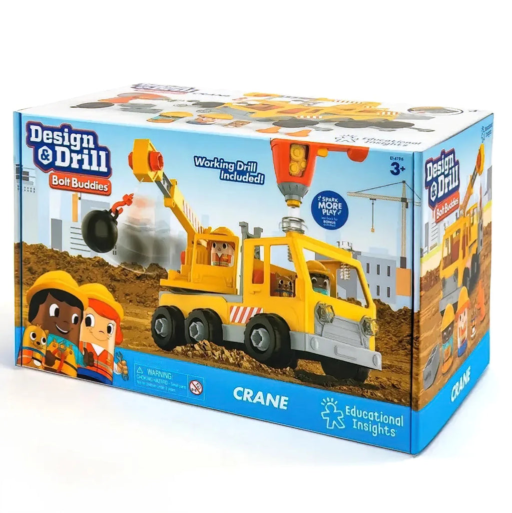 Design & Drill® Bolt Buddies® Crane - TOYBOX Toy Shop