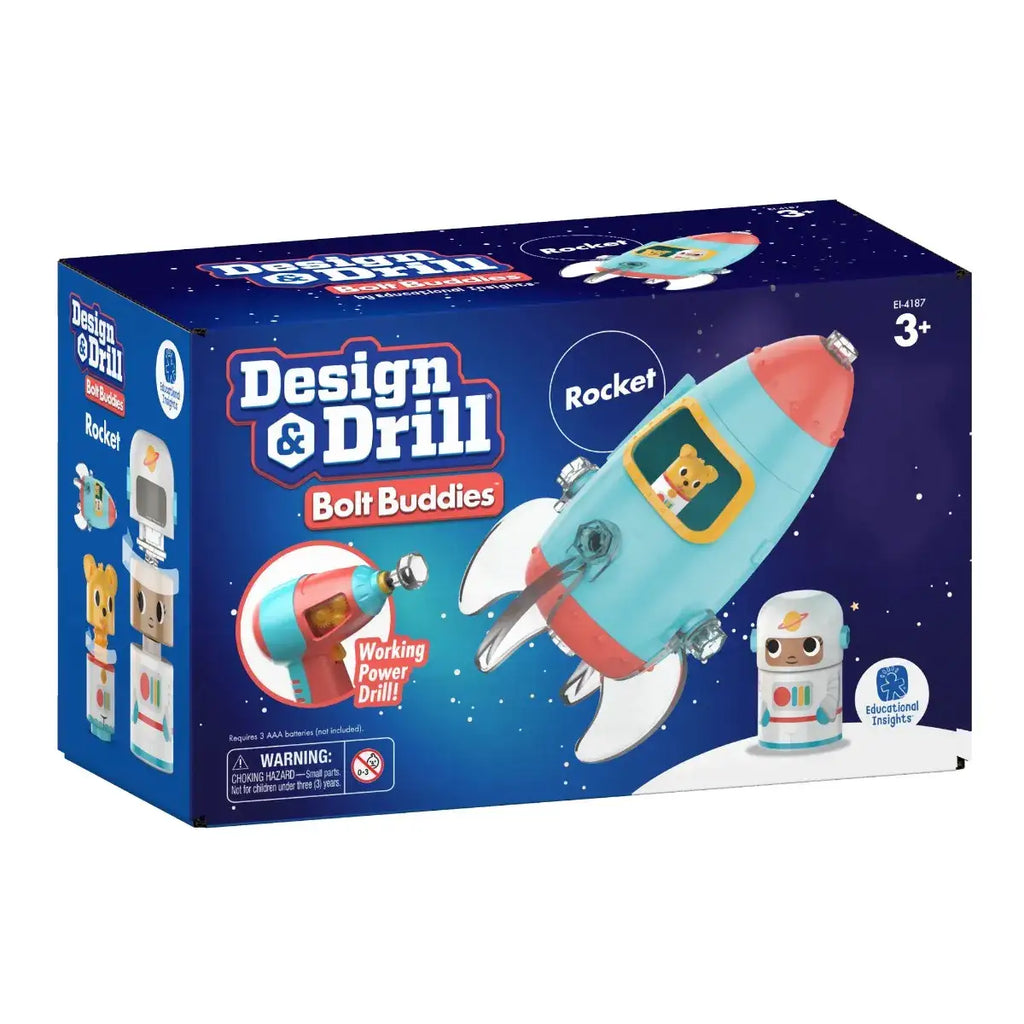 Design & Drill® Bolt Buddies® Rocket - TOYBOX Toy Shop