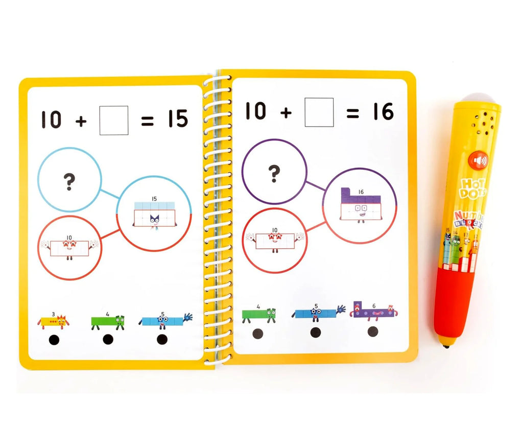 Educational Insights Hot Dots Numberblocks 11-20 Activity Book & Pen - TOYBOX Toy Shop