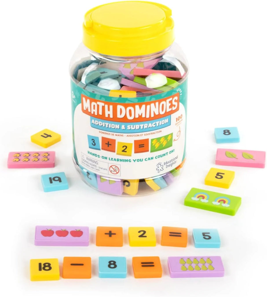 Educational Insights Math Dominoes Addition & Subtract - TOYBOX Toy Shop