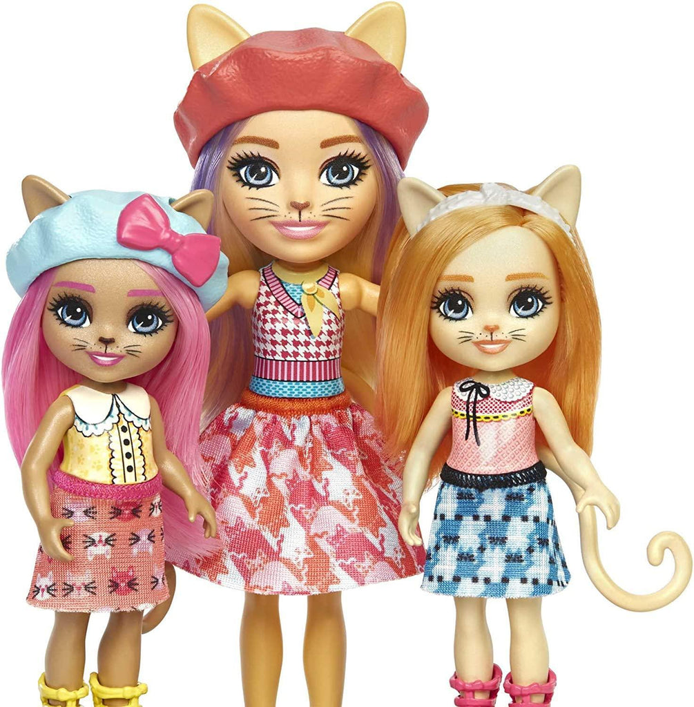 Enchantimals City Tails Carmel Cat Family - TOYBOX Toy Shop