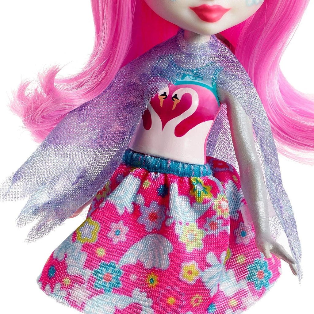 Enchantimals FRH38 Saffi Swan Doll and Poise Figure - TOYBOX Toy Shop
