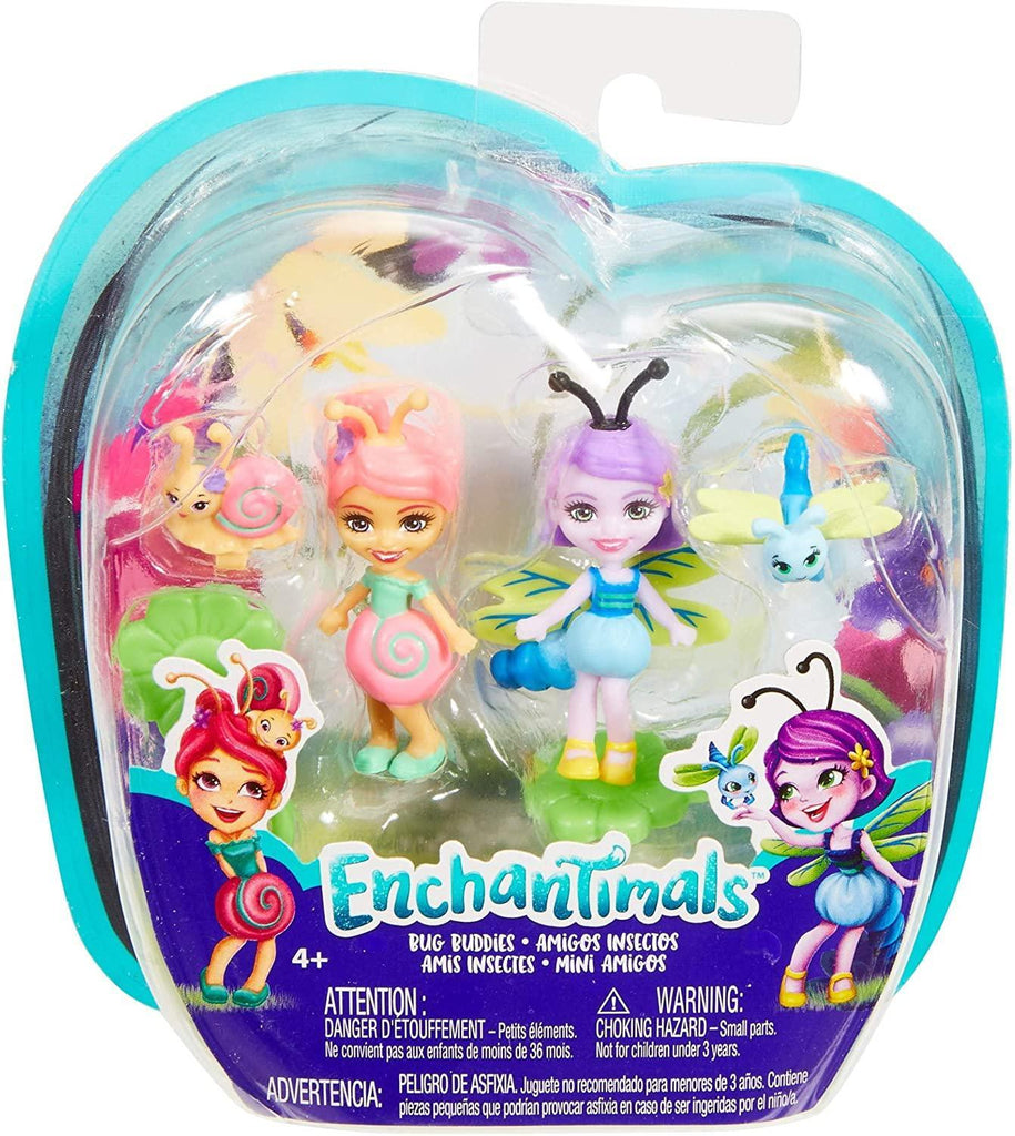 Enchantimals FXM89 Petal Park Saxon Snail And Dara Dragonfly - TOYBOX Toy Shop