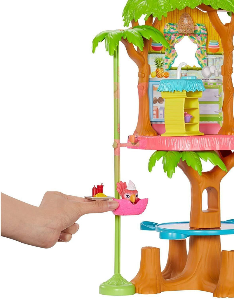 Enchantimals GNC57 JUNGLEWOOD Cafe & PEEKI Parrot Doll - TOYBOX Toy Shop