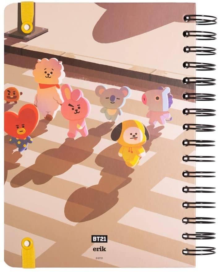 Erik Grupo BT21 Notebook Hard Cover A5 Bullet Journal - TOYBOX Toy Shop