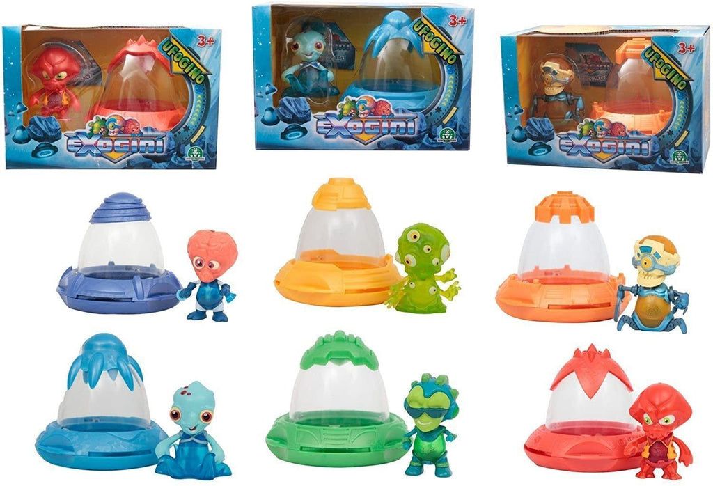 Exogini Ufogini Figurine Playset - Assortment - TOYBOX Toy Shop