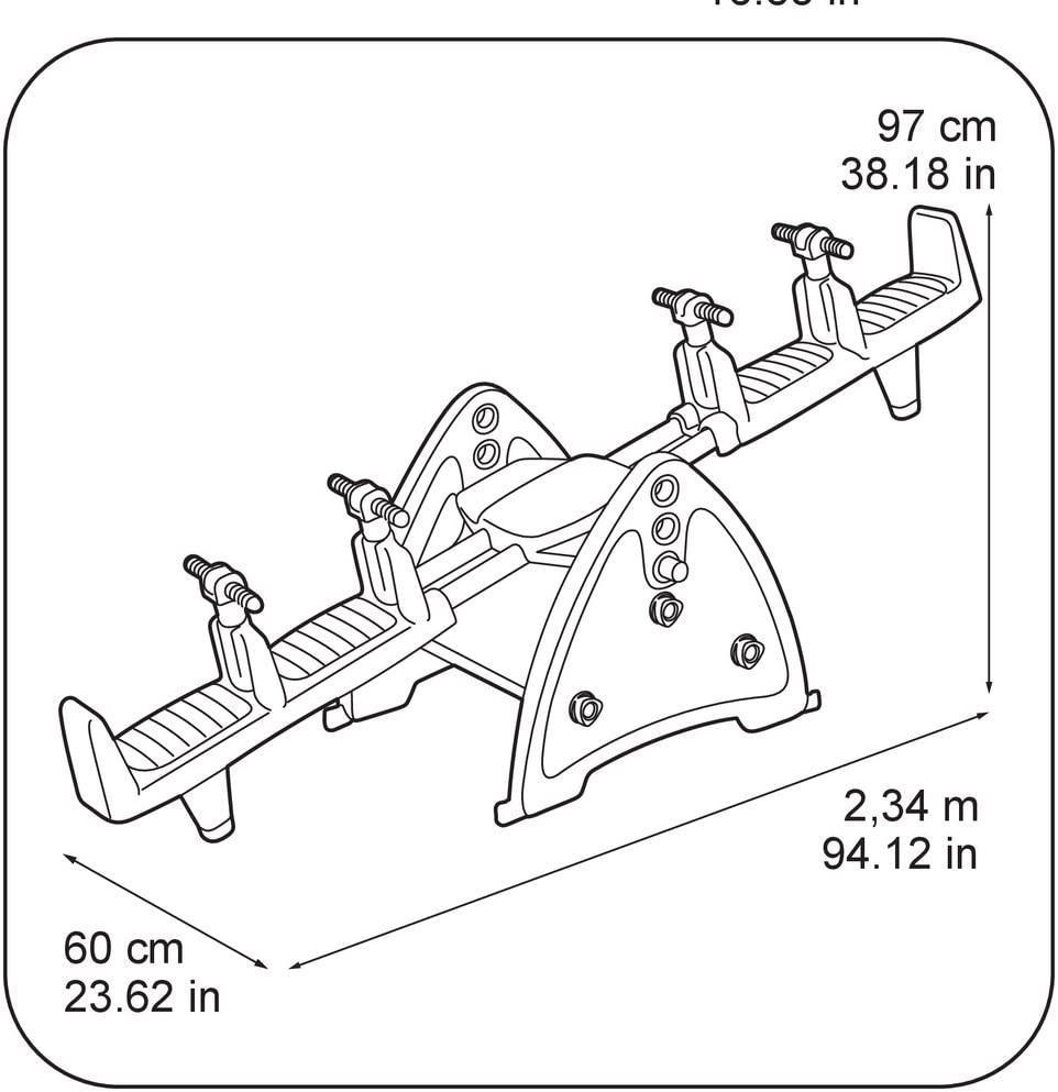 FEBER Seesaw 2 x 2 - TOYBOX Toy Shop