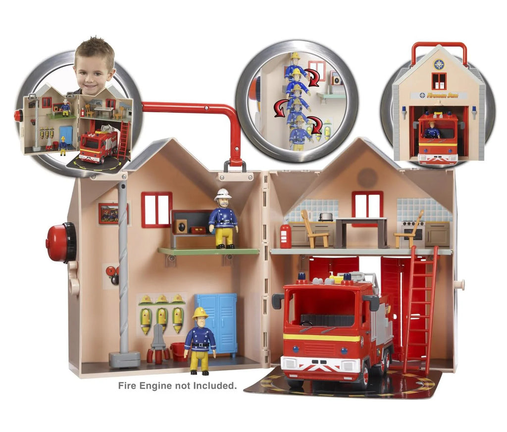 Fireman Sam Deluxe Fire Station Playset - TOYBOX Toy Shop