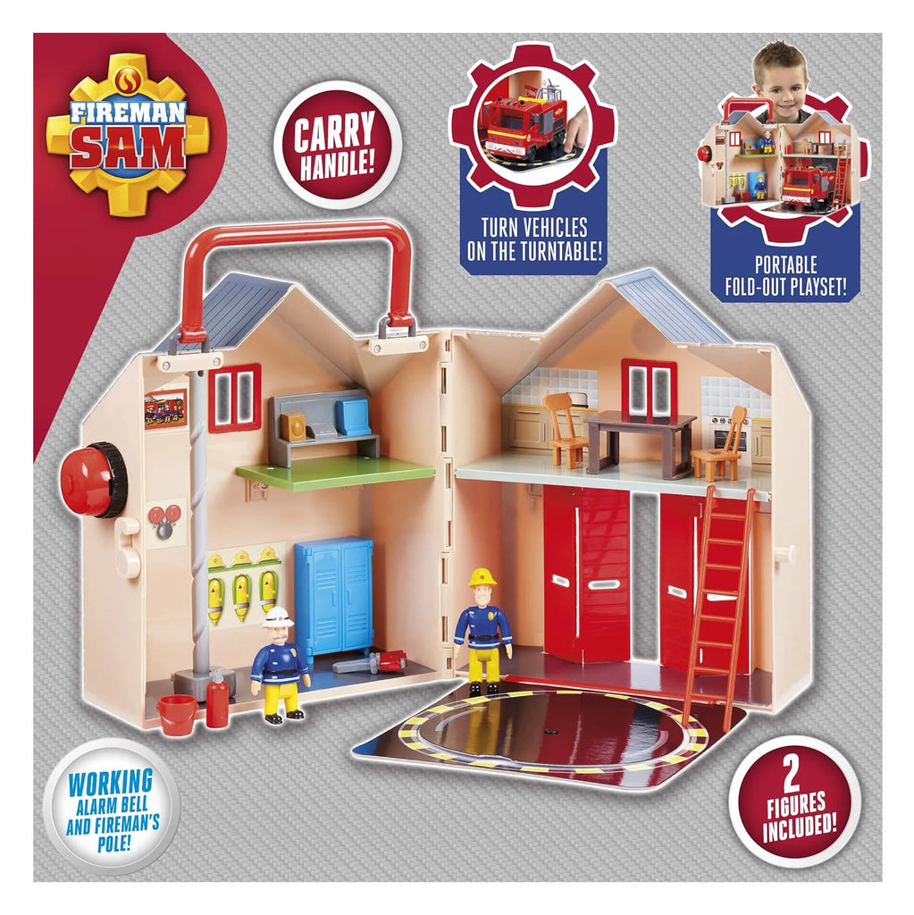 Fireman Sam Deluxe Fire Station Playset - TOYBOX Toy Shop