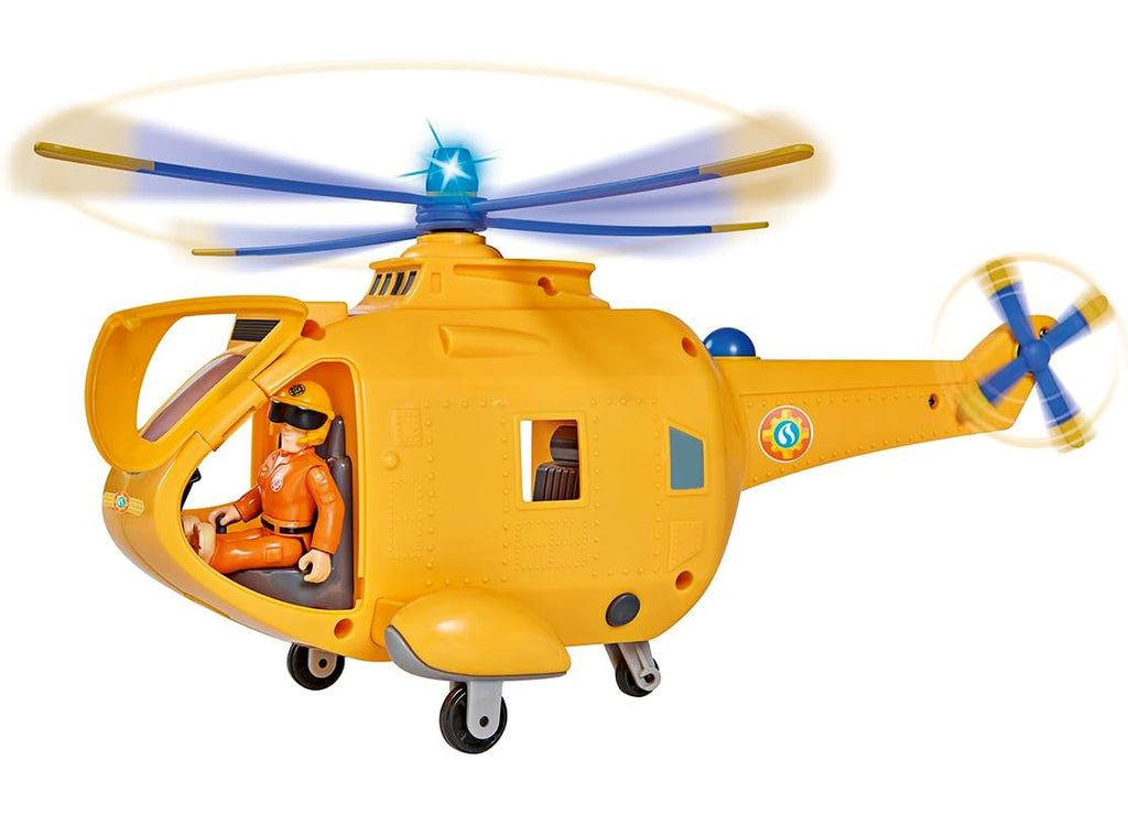 Fireman Sam Large Helicopter Wallaby II with Action Figure - TOYBOX Toy Shop