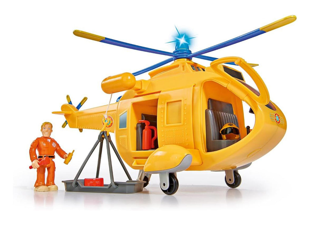 Fireman Sam Large Helicopter Wallaby II with Action Figure - TOYBOX Toy Shop