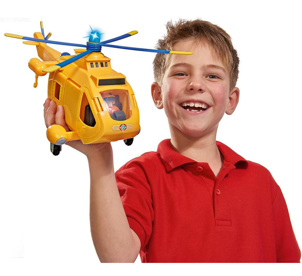 Fireman Sam Large Helicopter Wallaby II with Action Figure - TOYBOX Toy Shop