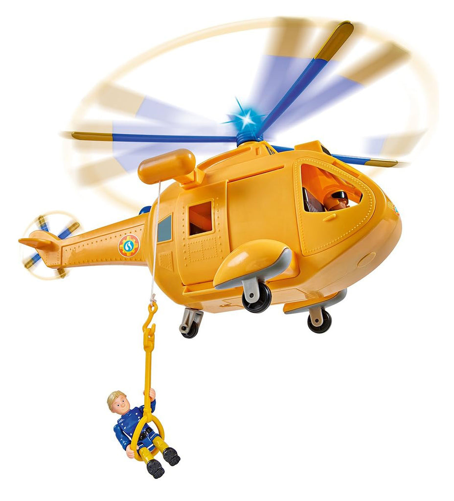 Fireman Sam Large Helicopter Wallaby II with Action Figure - TOYBOX Toy Shop