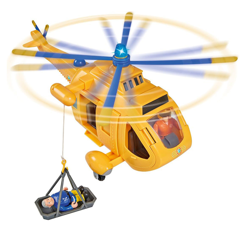 Fireman Sam Large Helicopter Wallaby II with Action Figure - TOYBOX Toy Shop