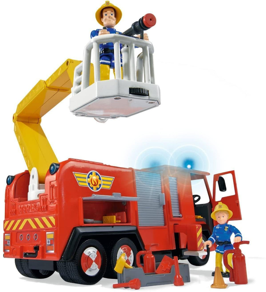 Fireman Sam Jupiter Deluxe Fire Engine With Two Figures - TOYBOX Toy Shop