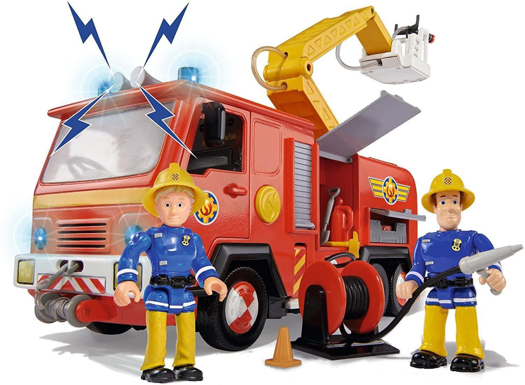 Fireman Sam Jupiter Deluxe Fire Engine With Two Figures - TOYBOX Toy Shop