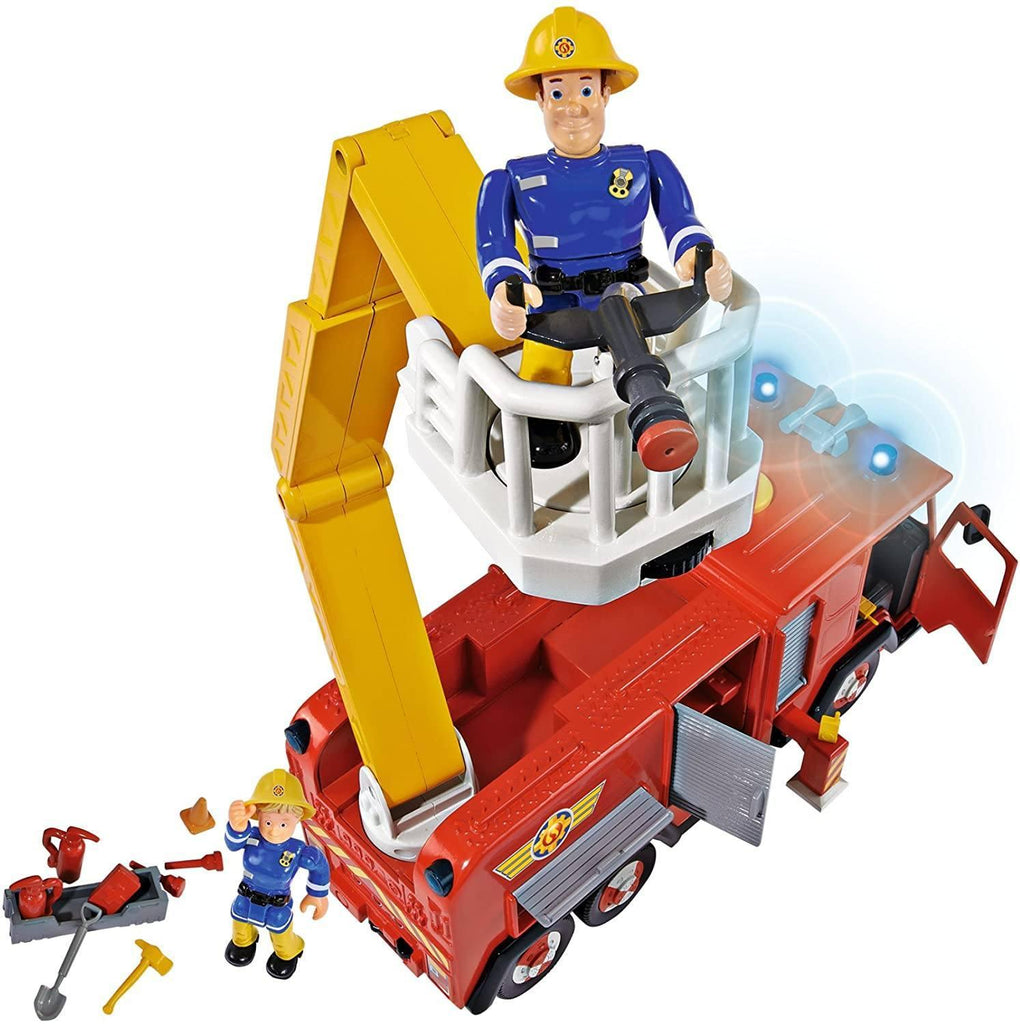 Fireman Sam Jupiter Deluxe Fire Engine With Two Figures - TOYBOX Toy Shop