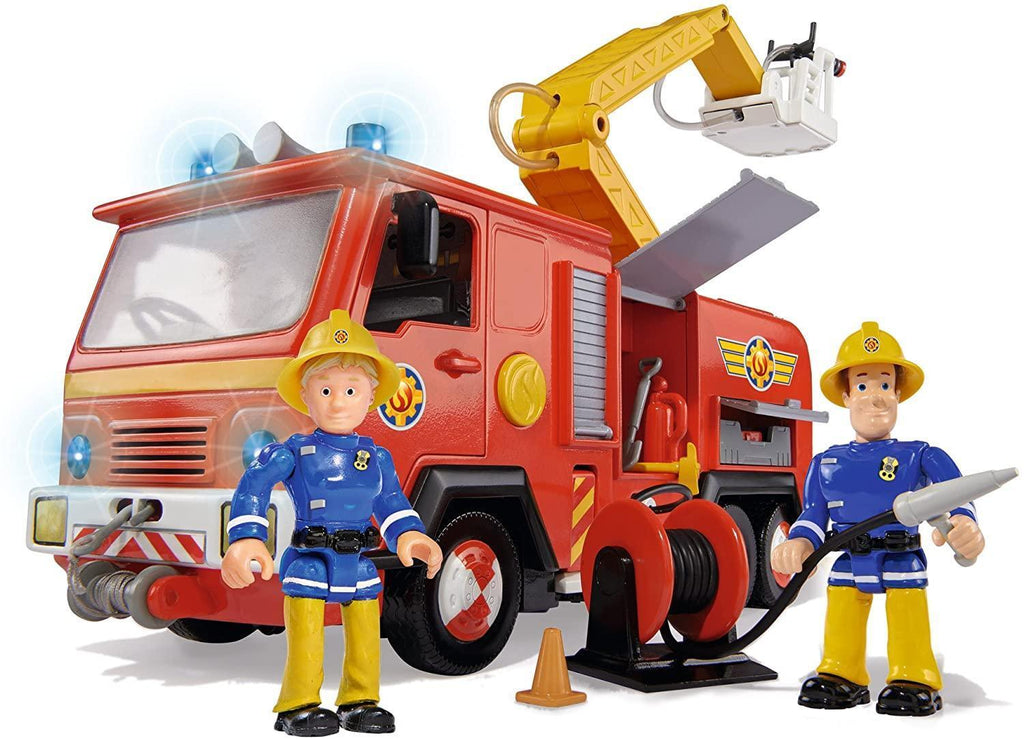 Fireman Sam Jupiter Deluxe Fire Engine With Two Figures - TOYBOX Toy Shop