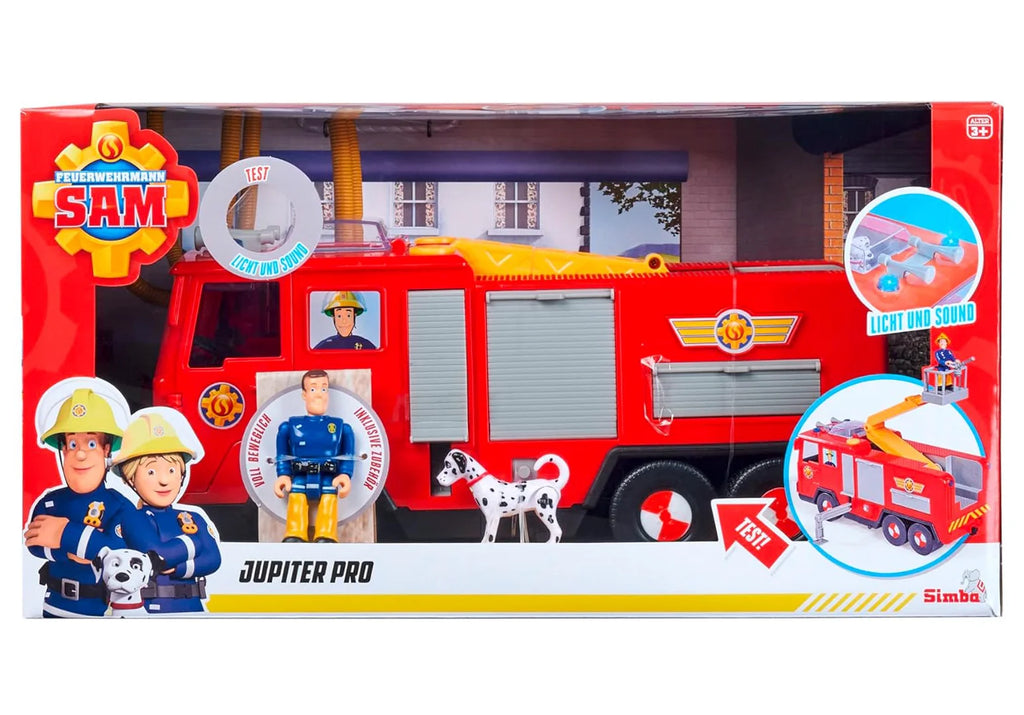 Fireman Sam Jupiter Pro 31cm Fire Engine Playset - TOYBOX Toy Shop