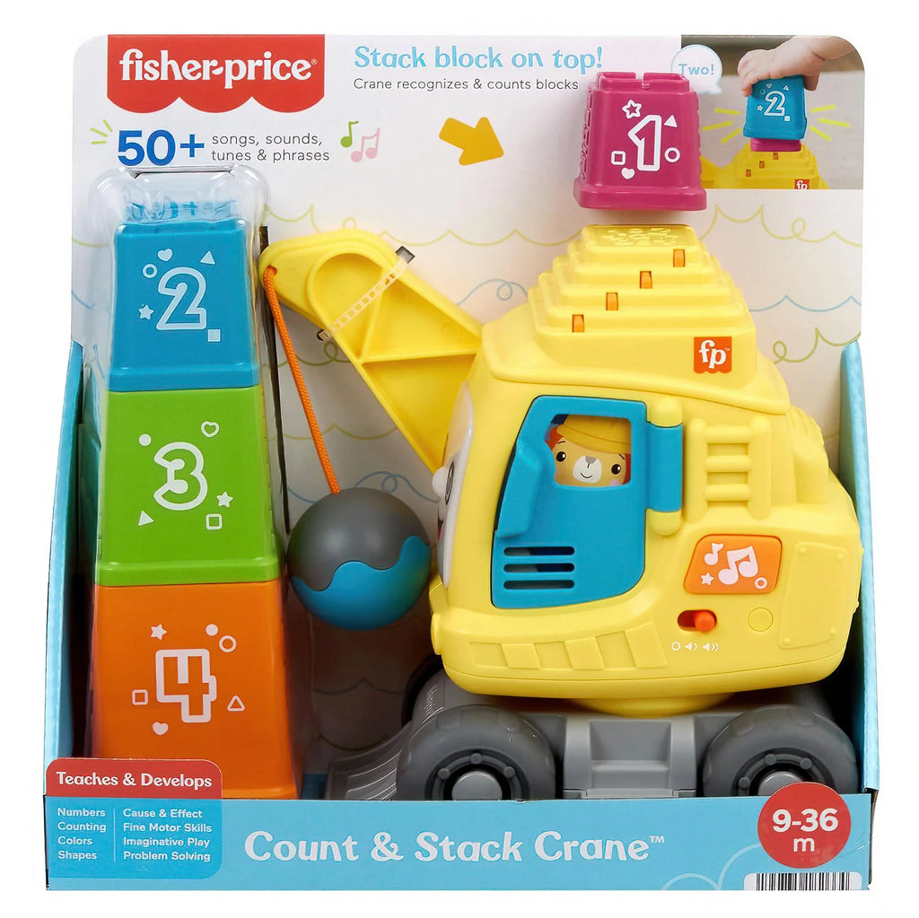 Fisher-Price Count & Stack Crane - TOYBOX Toy Shop