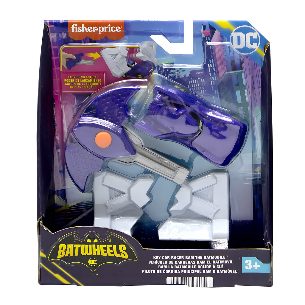 Fisher-Price DC Batwheels Key Car Racer BAM The Batmobile - TOYBOX Toy Shop