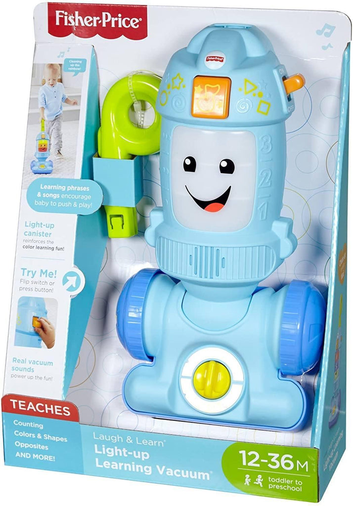 Fisher-Price FNR97 Laugh & Learn Light-up Learning Vacuum - TOYBOX Toy Shop