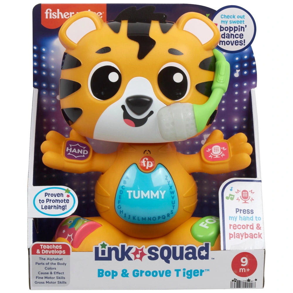 Fisher-Price Link Squad Bop & Groove Tiger - TOYBOX Toy Shop