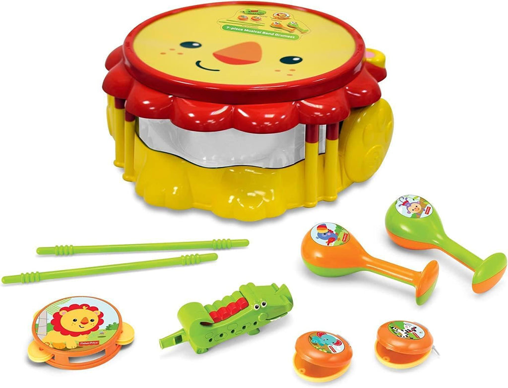 Fisher Price Lion Musical Band Drum Set - TOYBOX Toy Shop