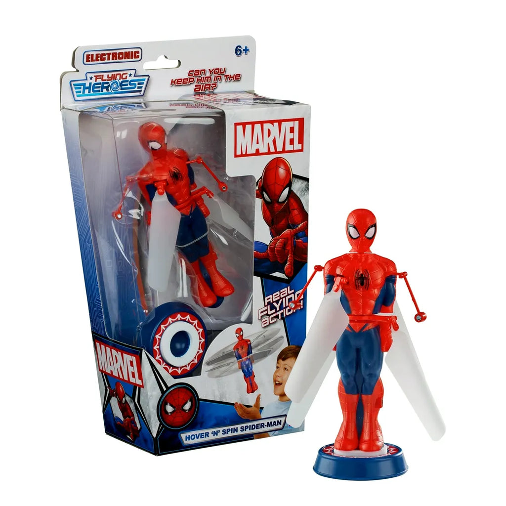 Flying Heroes Hover n' Spin Spider-Man - TOYBOX Toy Shop