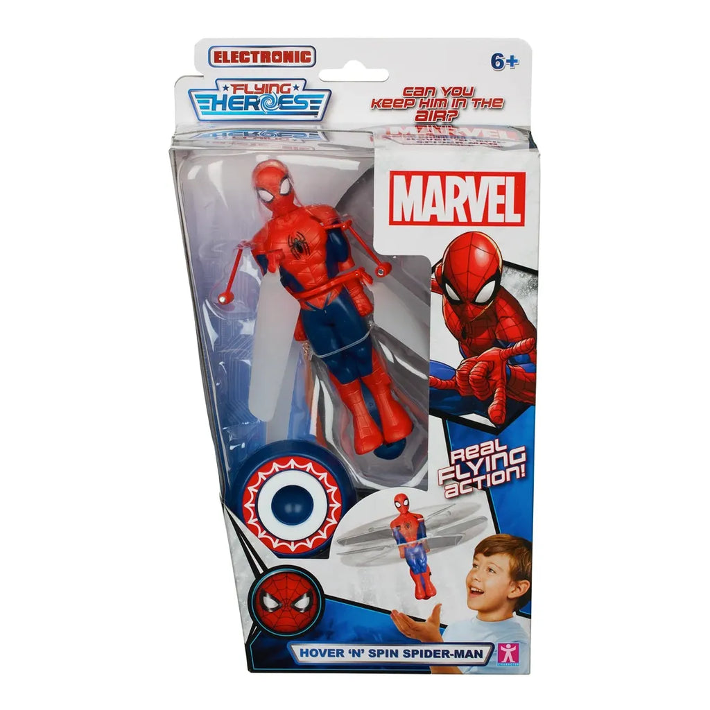 Flying Heroes Hover n' Spin Spider-Man - TOYBOX Toy Shop