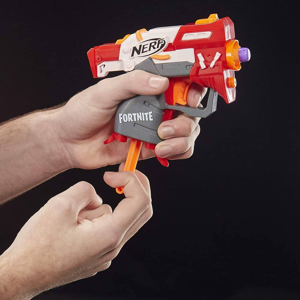 Fortnite TS Nerf MicroShots Dart-Firing Toy Blaster and 2 Nerf Darts - TOYBOX Toy Shop