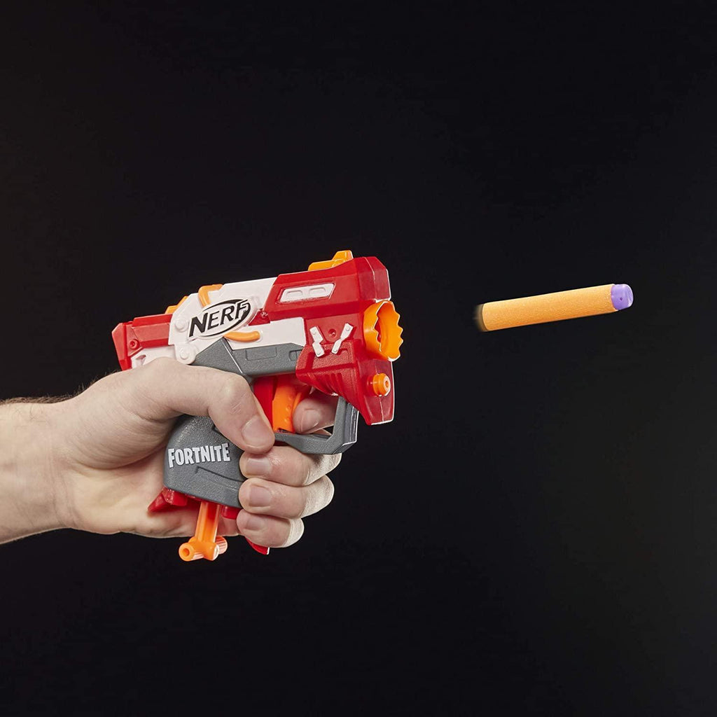 Fortnite TS Nerf MicroShots Dart-Firing Toy Blaster and 2 Nerf Darts - TOYBOX Toy Shop