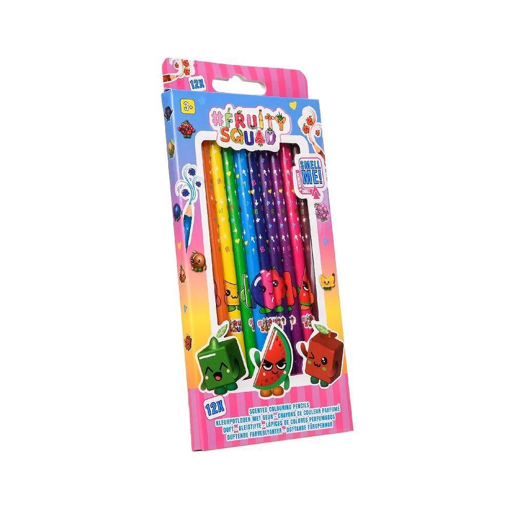 FRUITYSQUAD Scented Coloring Pencils 12 pack - TOYBOX Toy Shop