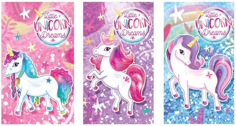 Fun Stationary Little Unicorn Dreams Notebook - Assorted - TOYBOX Toy Shop