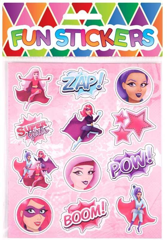 Fun Stickers Super Girl - TOYBOX Toy Shop