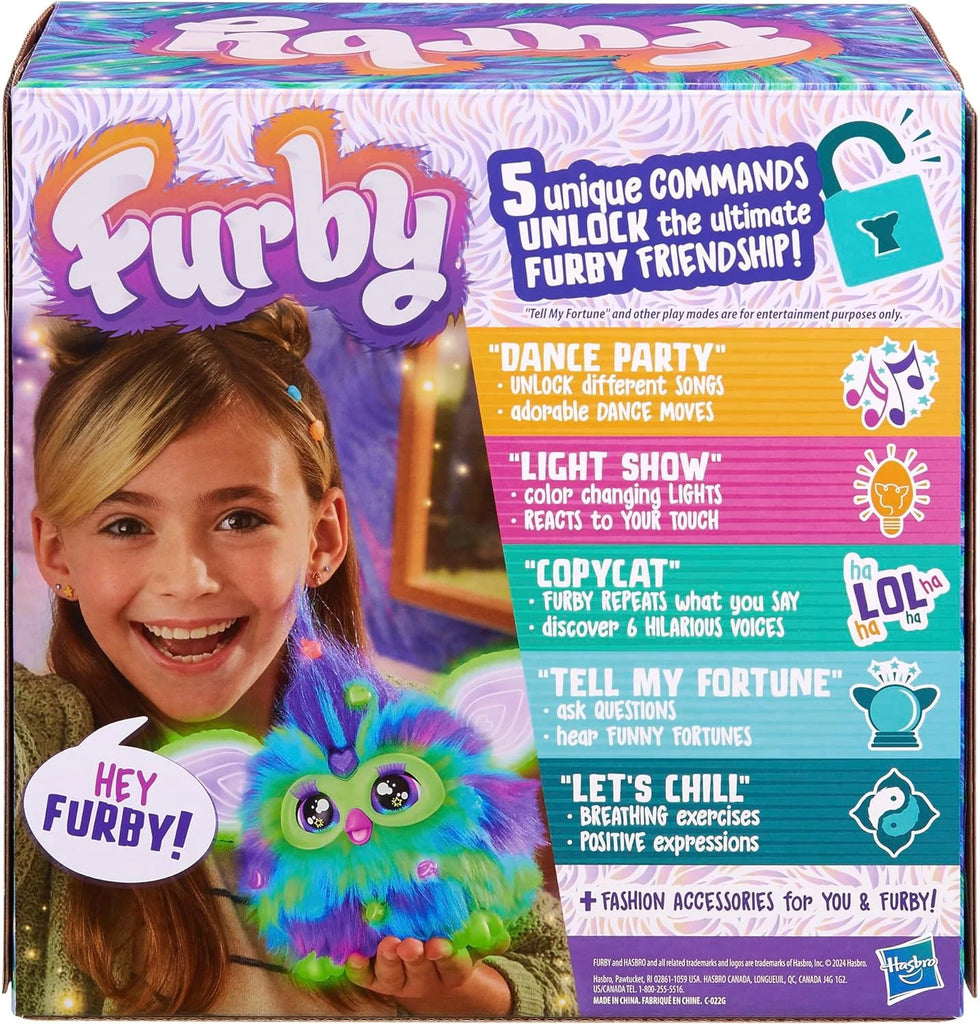 FURBY Glow in The Dark Interactive Plush Toy - TOYBOX Toy Shop