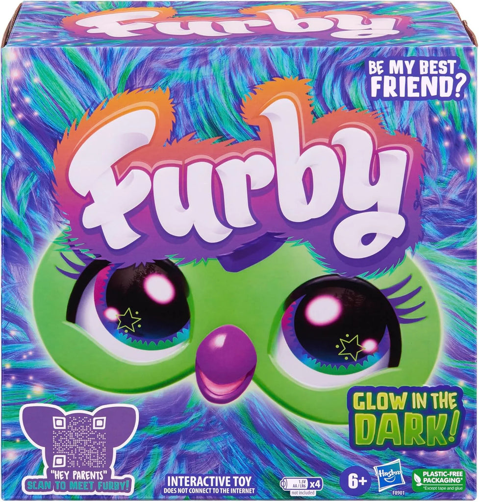 FURBY Glow in The Dark Interactive Plush Toy - TOYBOX Toy Shop