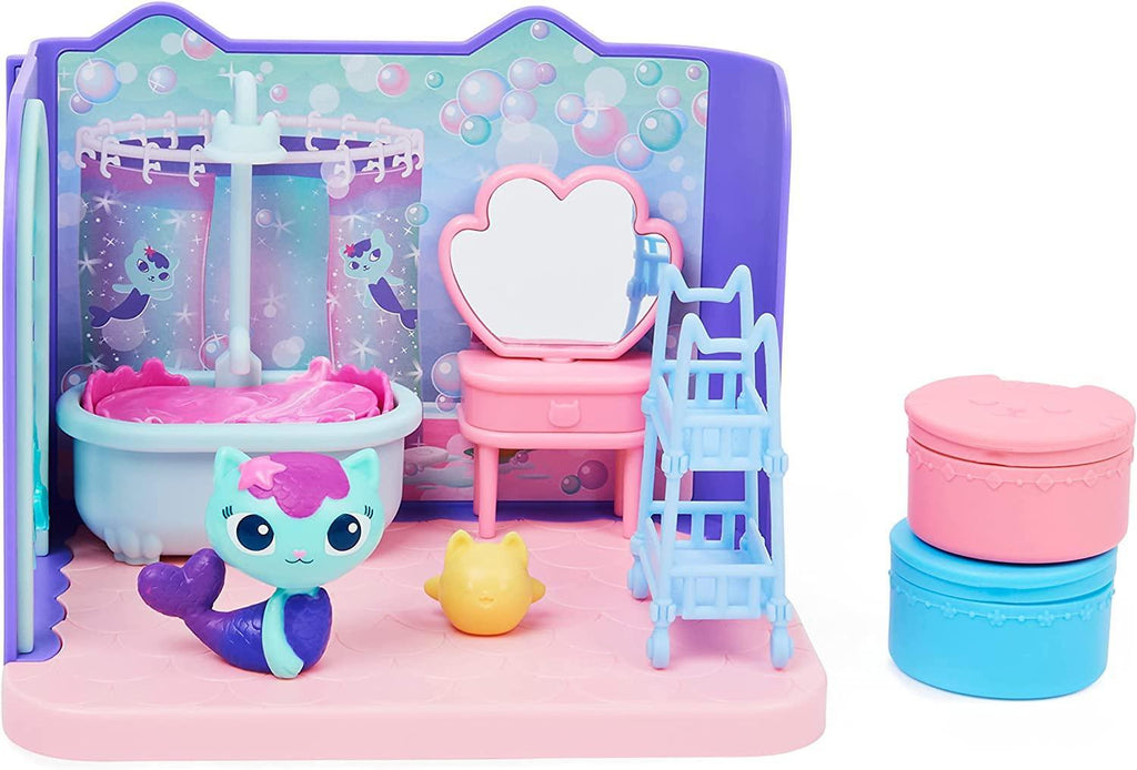 Gabby's Dollhouse MerCat Primp And Pamper Bathroom - TOYBOX Toy Shop