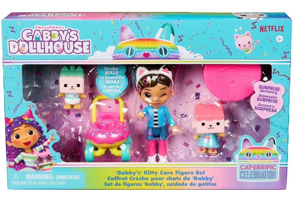 Gabby's Dollhouse Kitty Care Figure Set - TOYBOX Toy Shop