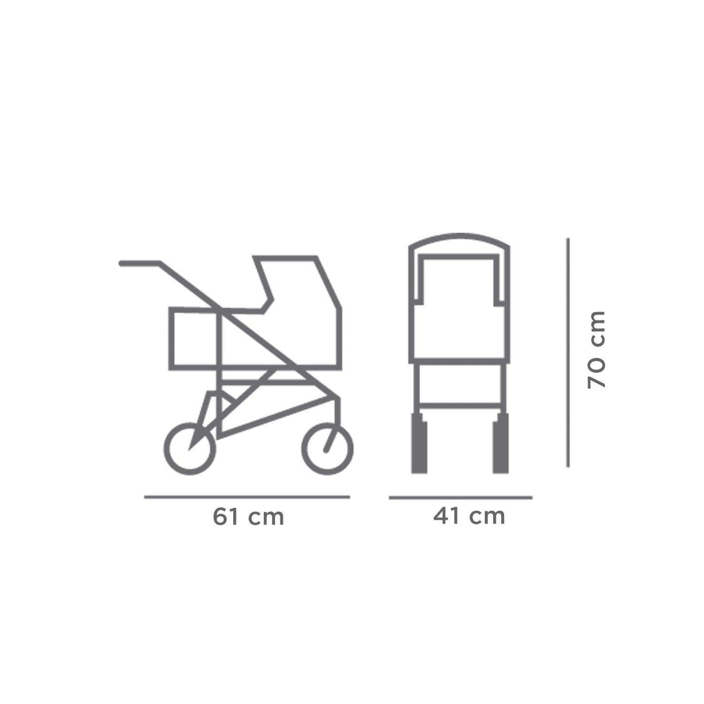 Gotz Doll's Classic Pram Stroller - TOYBOX Toy Shop