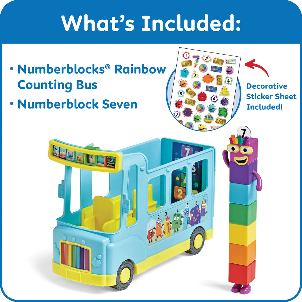 Hand2Mind Numberblocks Rainbow Counting Bus - TOYBOX Toy Shop