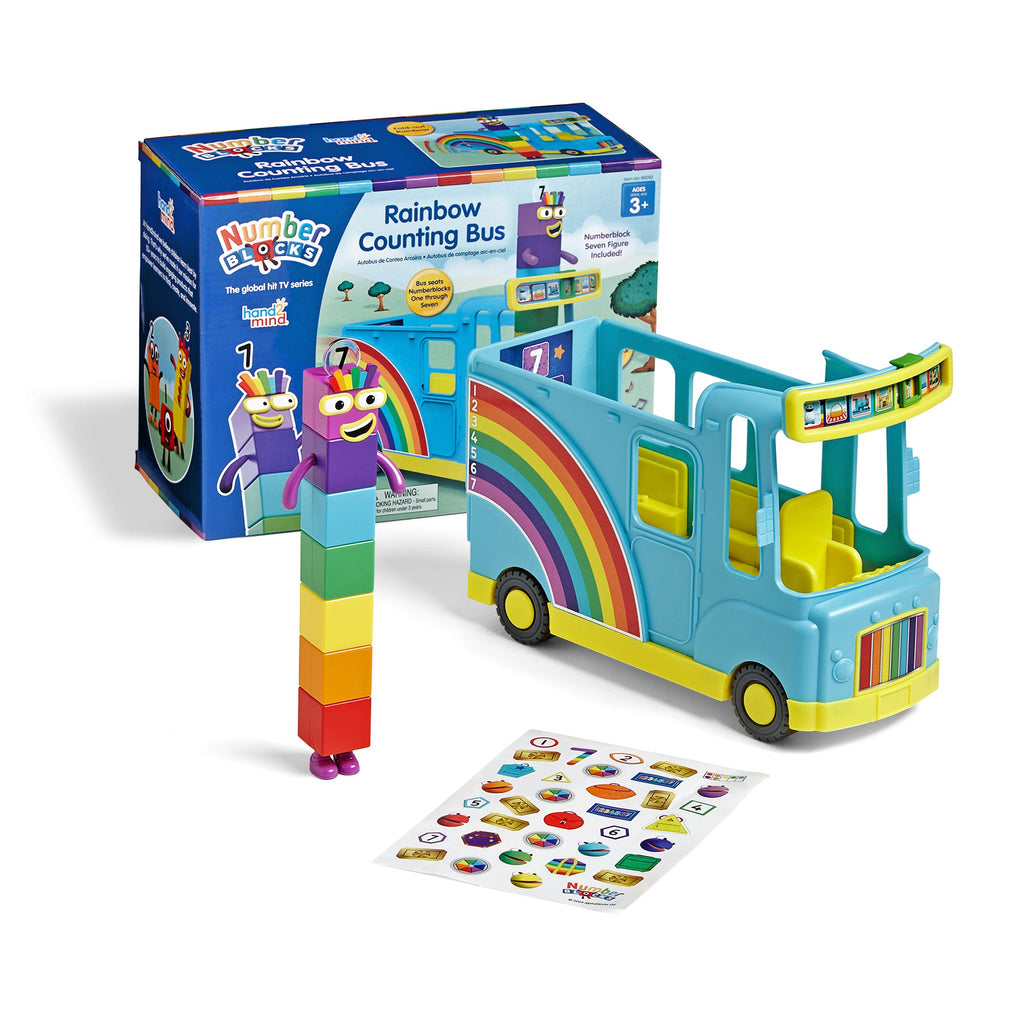 Hand2Mind Numberblocks Rainbow Counting Bus - TOYBOX Toy Shop