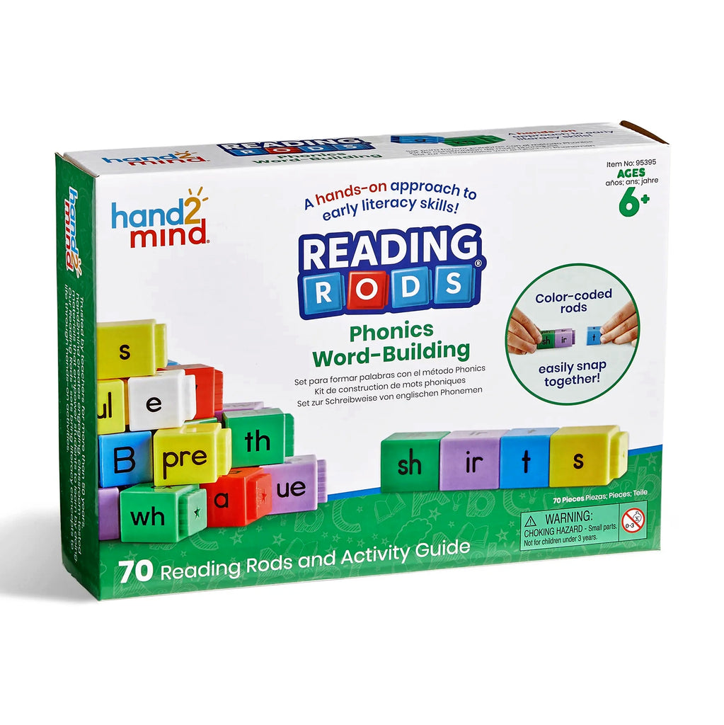 Hand2Mind Reading Rods Phonics Word-Building - TOYBOX Toy Shop