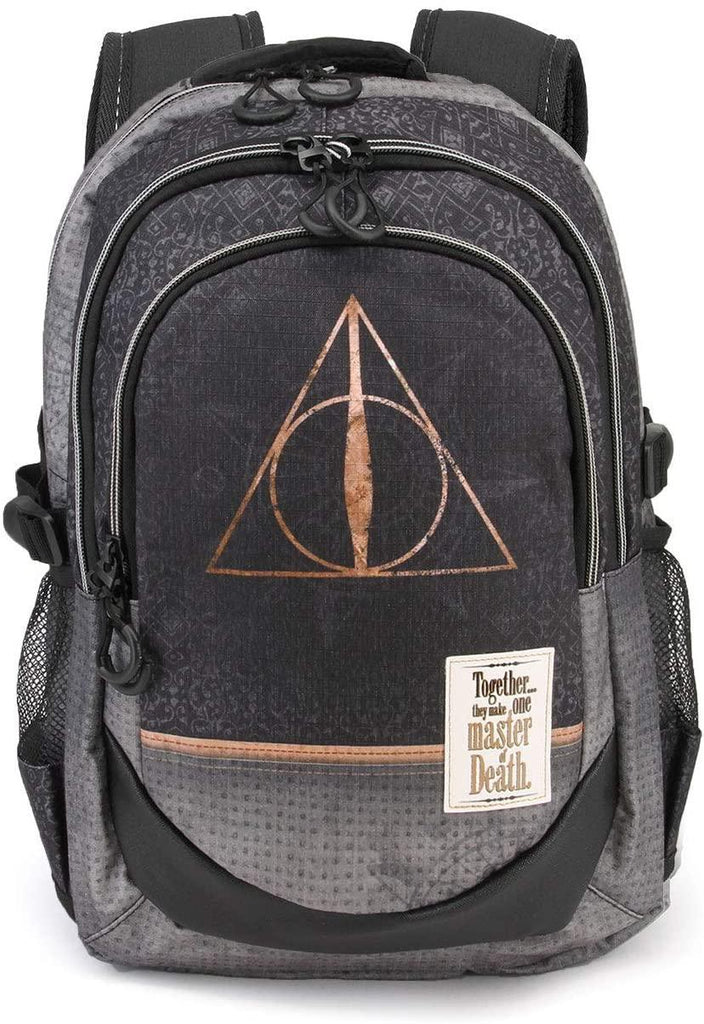 Harry Potter Deathly Hallows Backpack 44 cm With USB Port - TOYBOX Toy Shop
