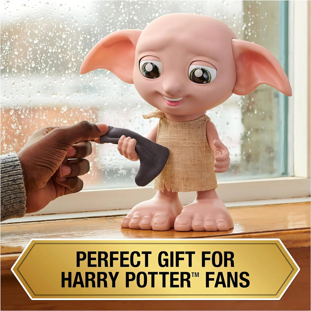 Harry Potter, Interactive Magical Dobby Elf Doll 21cm - TOYBOX Toy Shop