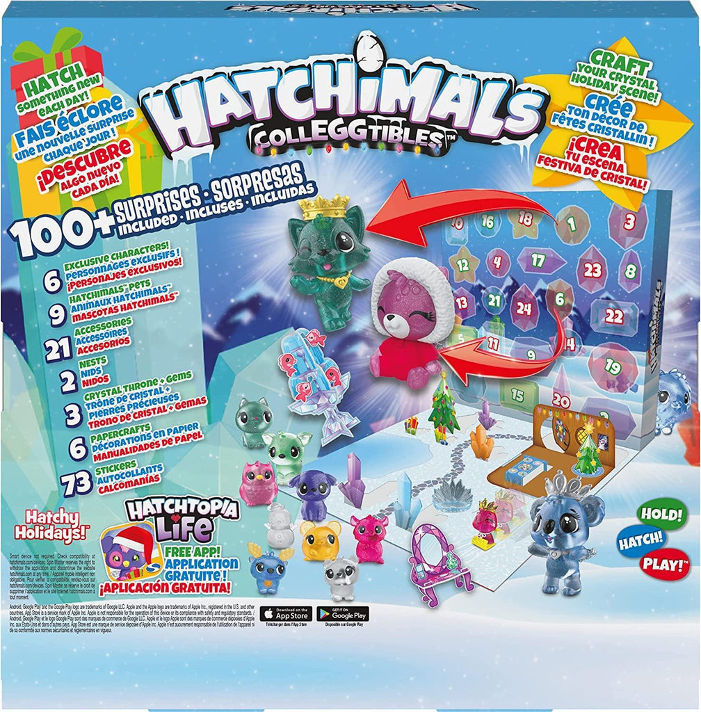 Hatchimals CollEGGtibles Crystal Christmas Advent Calendar - TOYBOX Toy Shop