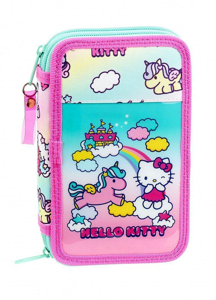 Hello Kitty Candy Unicorn 28-Piece Double Pencil Case - TOYBOX Toy Shop