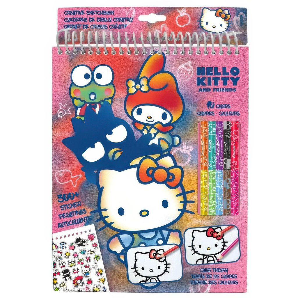 Hello Kitty Creative Colouring Sketchbook - TOYBOX Toy Shop